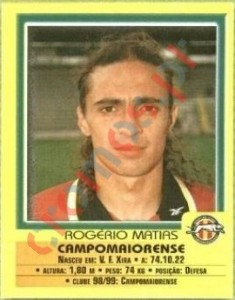 233 Rogerio Matias – Futebol 1999-2000 Panini