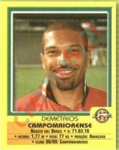 238 Demetrios – Futebol 1999-2000 Panini