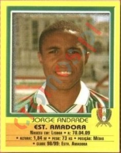 128 Jorge Andrade – Futebol 1999-2000 Panini