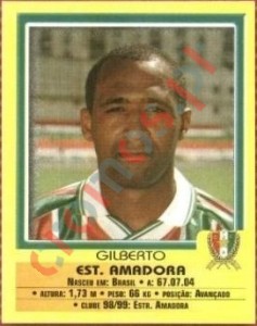 133 Gilberto – Futebol 1999-2000 Panini