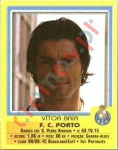 2 Vitor Baia – Futebol 1999-2000 Panini