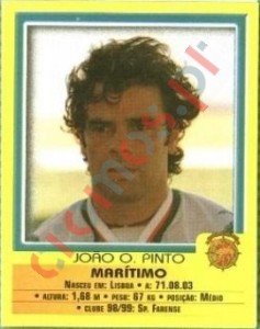 184 Joao Q Pinto – Futebol 1999-2000 Panini
