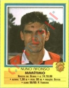 188 Nuno Afonso – Futebol 1999-2000 Panini