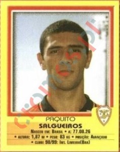 218 Paquito – Futebol 1999-2000 Panini