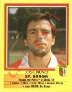 139 Jose Nuno – Futebol 1999-2000 Panini