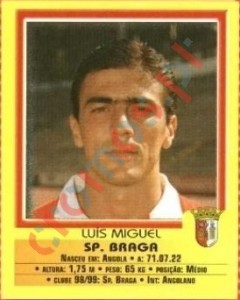 153 Luis Miguel – Futebol 1999-2000 Panini