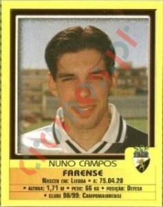 199 Nuno Campos – Futebol 1999-2000 Panini