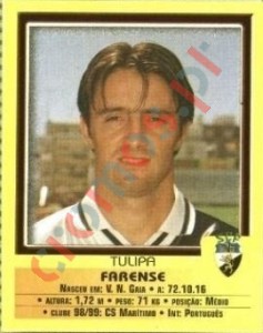 203 Tulipa – Futebol 1999-2000 Panini