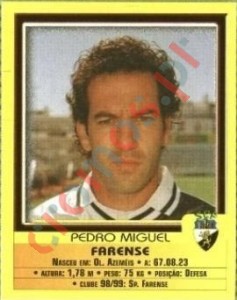 205 Pedro Miguel – Futebol 1999-2000 Panini