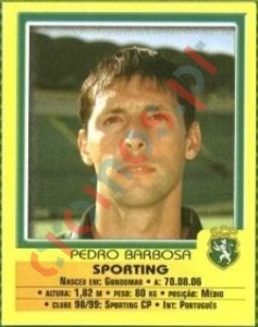 62 Pedro Barbosa – Futebol 1999-2000 Panini
