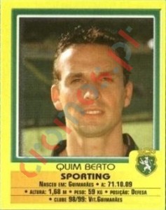68 Quim Berto – Futebol 1999-2000 Panini