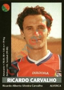 184 Ricardo Carvalho – Futebol 2000-2001 Panini