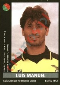 296 Luís Manuel – Futebol 2000-2001 Panini