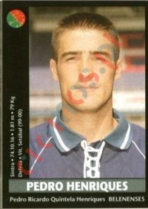 202 Pedro Henriques – Futebol 2000-2001 Panini