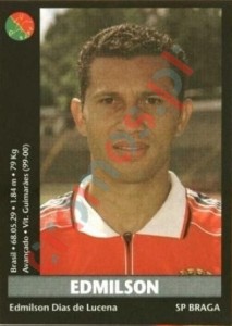157 Edmilson – Futebol 2000-2001 Panini