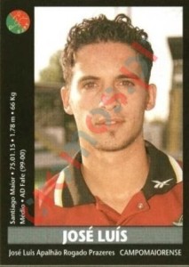 225 José Luís – Futebol 2000-2001 Panini