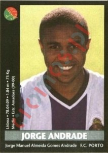 24 Jorge Andrade – Futebol 2000-2001 Panini