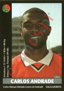 256 Carlos Andrade – Futebol 2000-2001 Panini