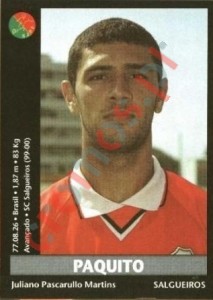264 Paquito – Futebol 2000-2001 Panini