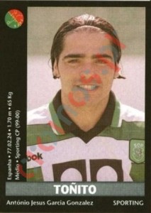 12 Toñito – Futebol 2000-2001 Panini