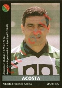 14 Acosta – Futebol 2000-2001 Panini
