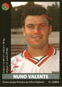 166 Nuno Valente – Futebol 2000-2001 Panini