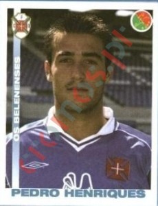 219 Pedro Henriques – Futebol 2001-2002 Panini