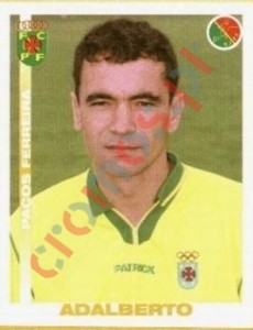 239 Adalberto – Futebol 2001-2002 Panini