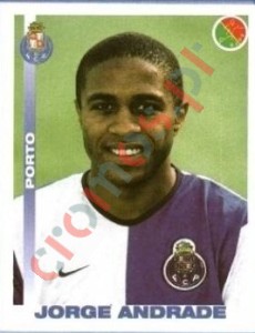 264 Jorge Andrade – Futebol 2001-2002 Panini