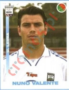 173 Nuno Valente – Futebol 2001-2002 Panini