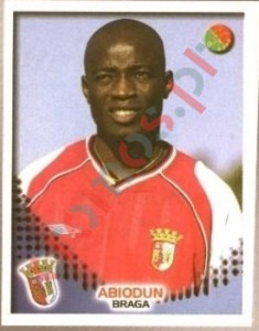 124 Abiodun – Futebol 2002-2003 Panini