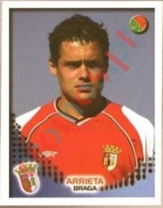 131 Arrieta – Futebol 2002-2003 Panini