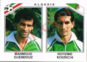 231 Mahmoud Guendouz - Nordine Kourichi – FIFA World Cup Mexico 1986 Panini