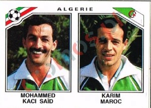 233 Mohammed Kaci Said - Karim Maroc – FIFA World Cup Mexico 1986 Panini