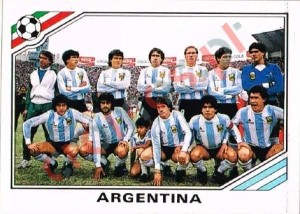 73 Team Argentina – FIFA World Cup Mexico 1986 Panini