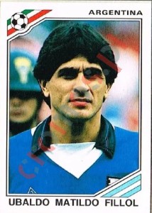 74 Ubaldo Matildo Fillol – FIFA World Cup Mexico 1986 Panini