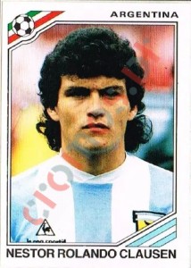 75 Nestor Rolando Clausen – FIFA World Cup Mexico 1986 Panini