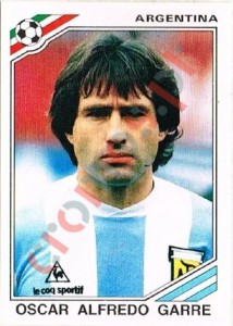 79 Oscar Alfredo Garre – FIFA World Cup Mexico 1986 Panini