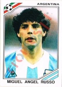 80 Miguel Angel Russo – FIFA World Cup Mexico 1986 Panini