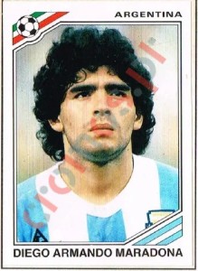 84 Diego Armando Maradona – FIFA World Cup Mexico 1986 Panini