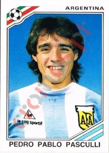87 Pedro Pablo Pasculli – FIFA World Cup Mexico 1986 Panini