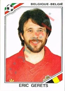 131 Eric Gerets – FIFA World Cup Mexico 1986 Panini