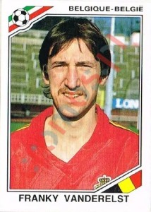 132 Franky Valderelst – FIFA World Cup Mexico 1986 Panini