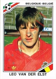 136 Leo Van Der Elst – FIFA World Cup Mexico 1986 Panini