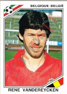 137 Rene Vandereycken – FIFA World Cup Mexico 1986 Panini