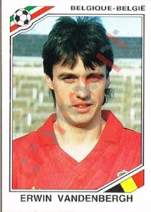 142 Erwin Vandenbergh – FIFA World Cup Mexico 1986 Panini