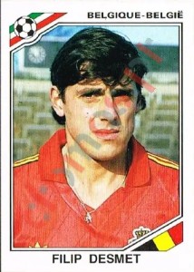 144 Filip Desmet – FIFA World Cup Mexico 1986 Panini