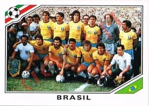 239 Team Brazilia – FIFA World Cup Mexico 1986 Panini