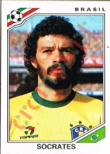 249 Socrates – FIFA World Cup Mexico 1986 Panini
