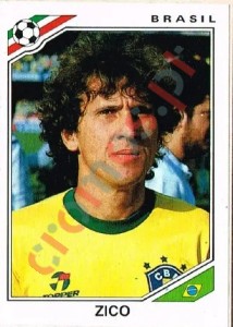 250 Zico – FIFA World Cup Mexico 1986 Panini